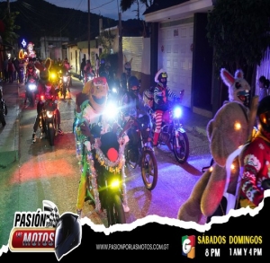 4ta. edici&oacute;n de la rodada y desfile navide&ntilde;o en Santa Elena Barillas