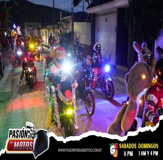 4ta. edici&oacute;n de la rodada y desfile navide&ntilde;o en Santa Elena Barillas